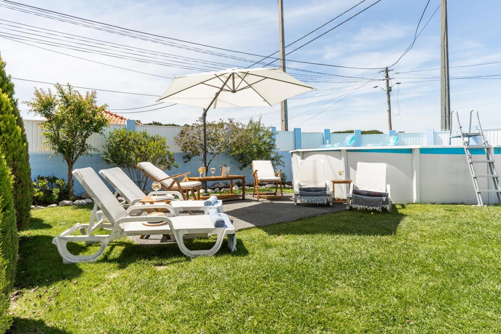 Moradia Familiar Piscina 5Min Praia By Host-Point Charneca  Exterior foto
